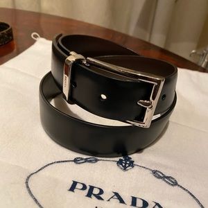 PRADA LEATHER BELT